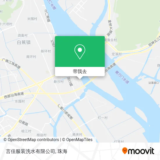言佳服装洗水有限公司地图