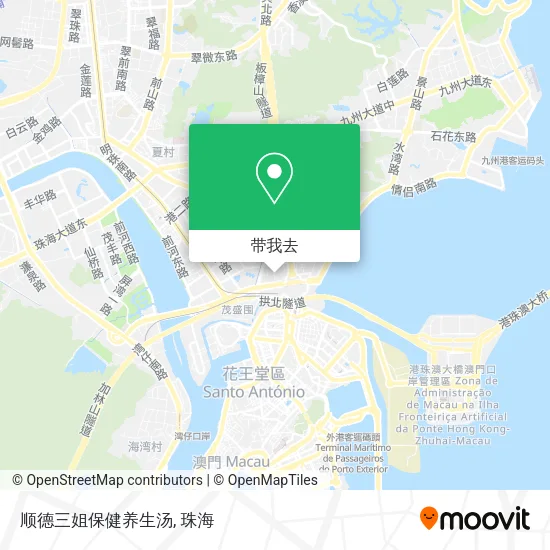 顺德三姐保健养生汤地图