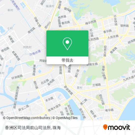 香洲区司法局前山司法所地图