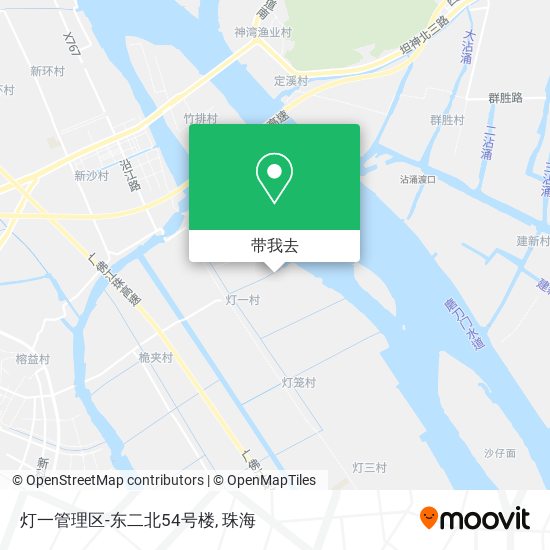 灯一管理区-东二北54号楼地图