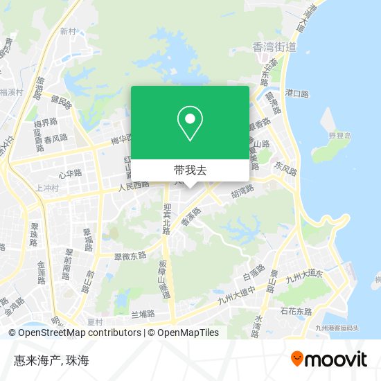 惠来海产地图
