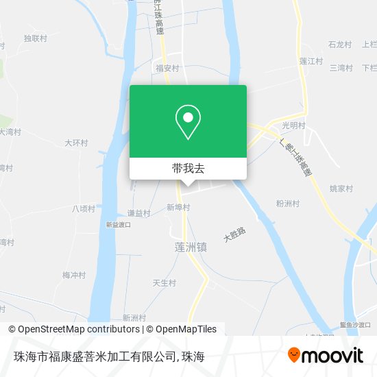 珠海市福康盛菩米加工有限公司地图