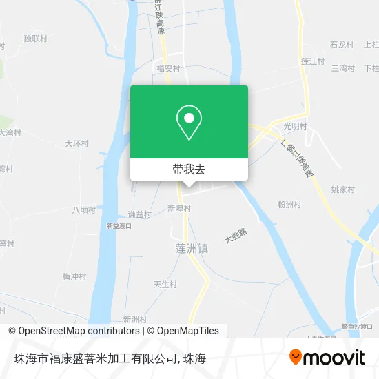 珠海市福康盛菩米加工有限公司地图