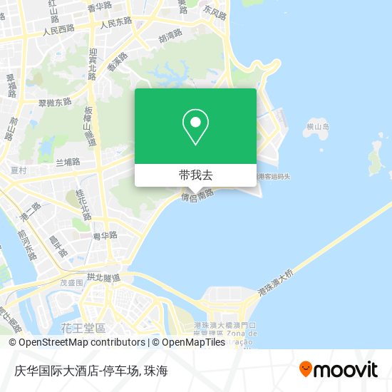 庆华国际大酒店-停车场地图