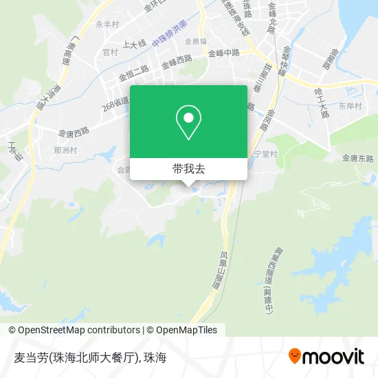 麦当劳(珠海北师大餐厅)地图