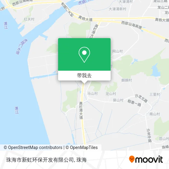珠海市新虹环保开发有限公司地图