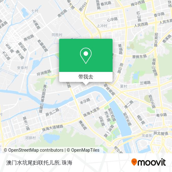澳门水坑尾妇联托儿所地图