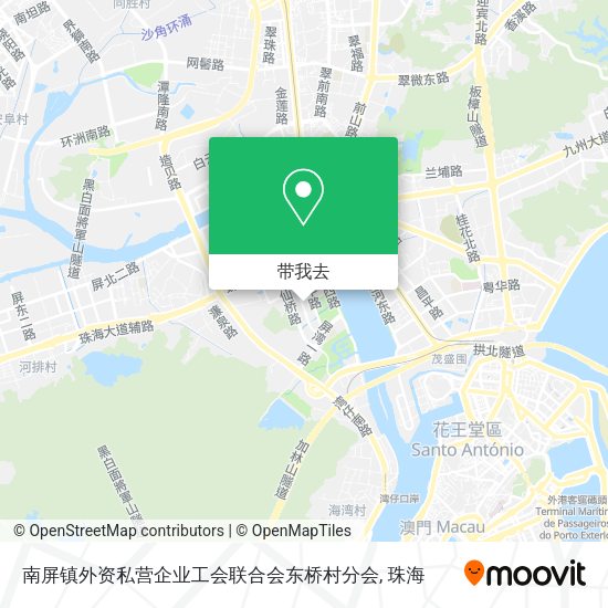南屏镇外资私营企业工会联合会东桥村分会地图