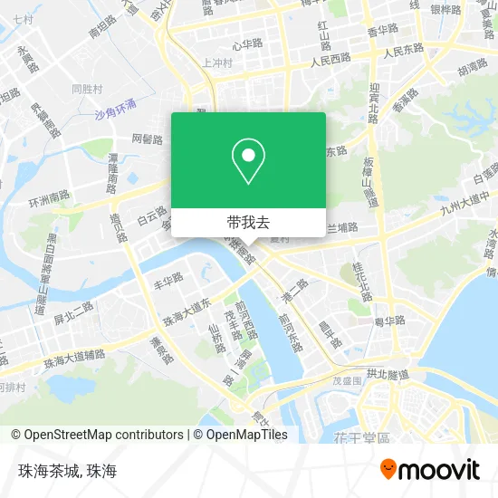 珠海茶城地图