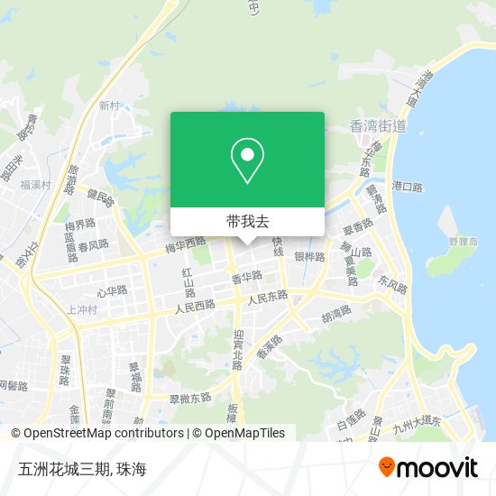 五洲花城三期地图