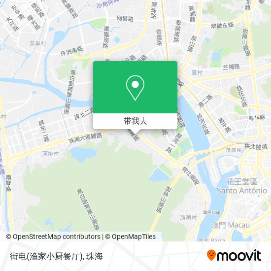 街电(渔家小厨餐厅)地图