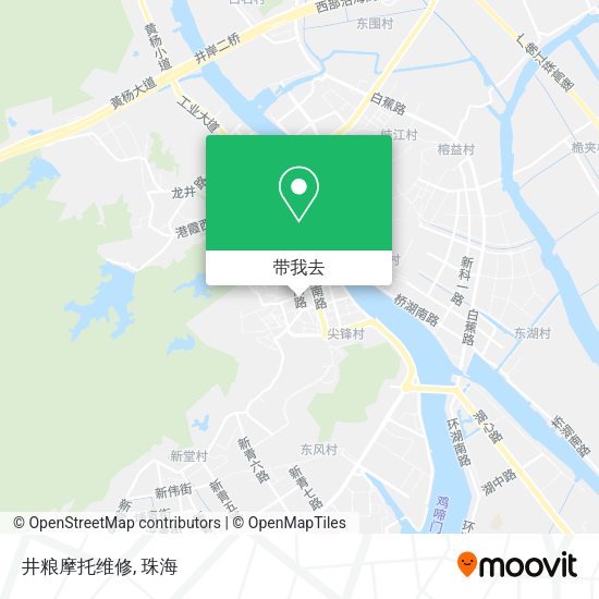 井粮摩托维修地图