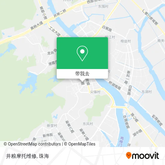 井粮摩托维修地图