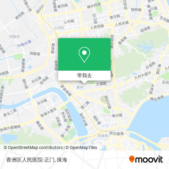 香洲区人民医院-正门地图