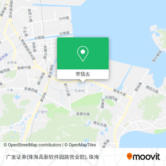 广发证券(珠海高新软件园路营业部)地图