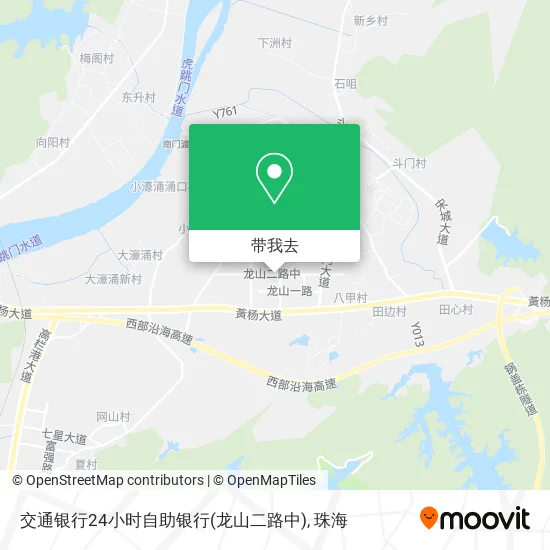 交通银行24小时自助银行(龙山二路中)地图