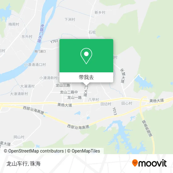 龙山车行地图