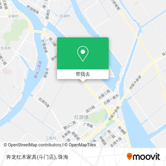 奔龙红木家具(斗门店)地图