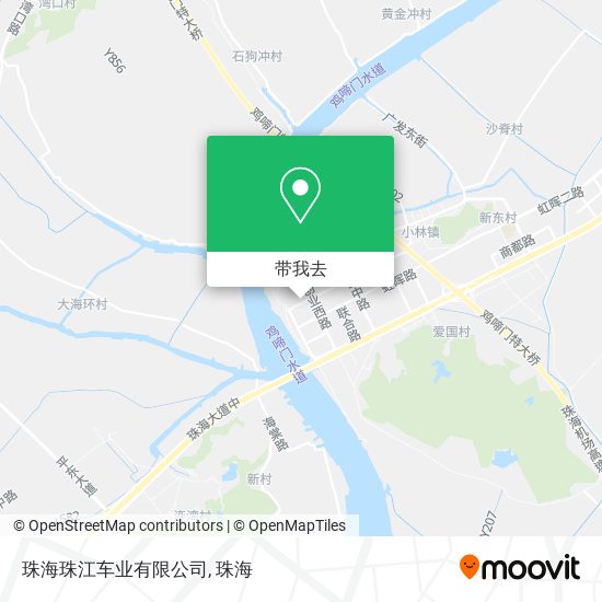 珠海珠江车业有限公司地图