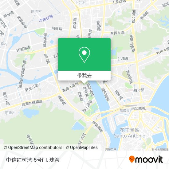 中信红树湾-5号门地图