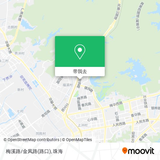 梅溪路/金凤路(路口)地图