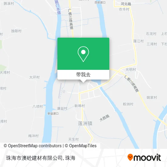 珠海市澳砼建材有限公司地图