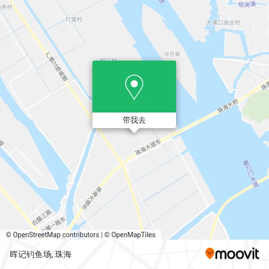 晖记钓鱼场地图