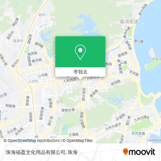 珠海福盈文化用品有限公司地图