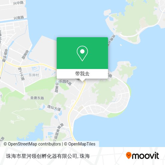 珠海市星河领创孵化器有限公司地图