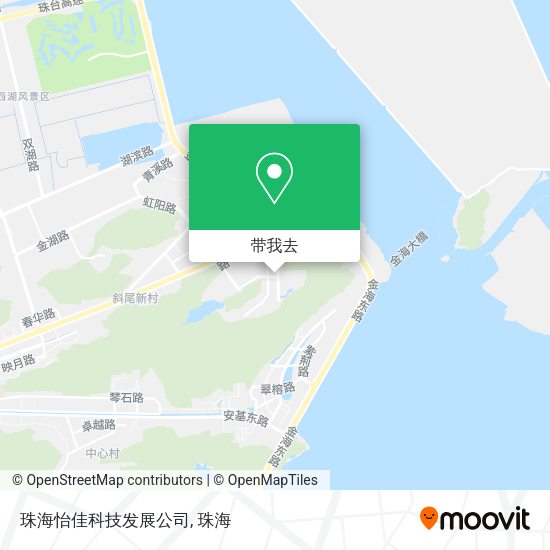 珠海怡佳科技发展公司地图