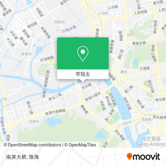 南屏大桥地图