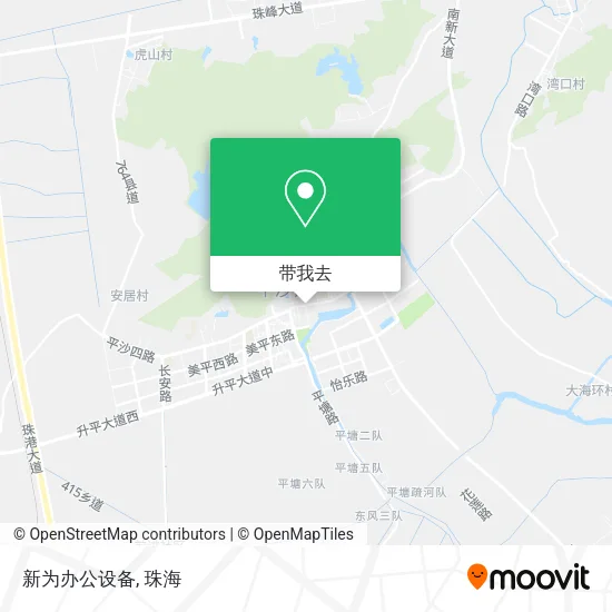 新为办公设备地图