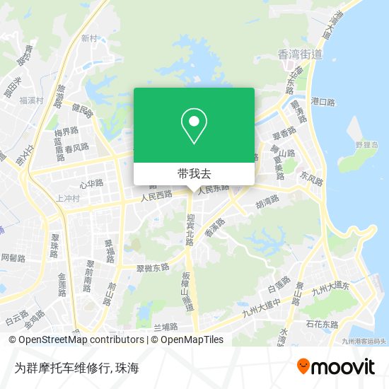 为群摩托车维修行地图