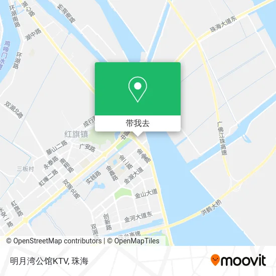 明月湾公馆KTV地图