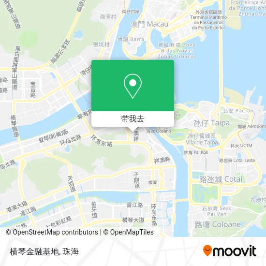 横琴金融基地地图