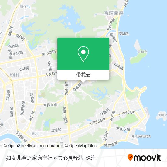 妇女儿童之家康宁社区去心灵驿站地图