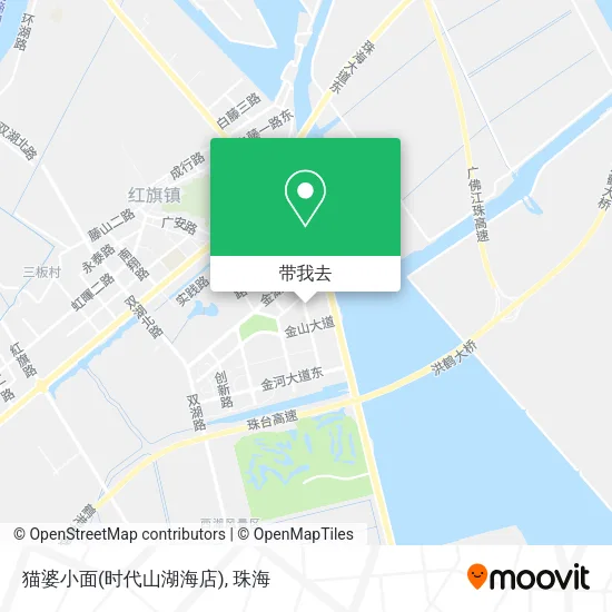 猫婆小面(时代山湖海店)地图