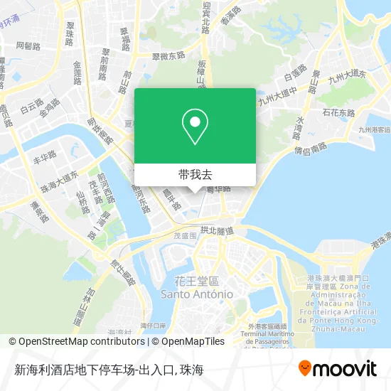 新海利酒店地下停车场-出入口地图