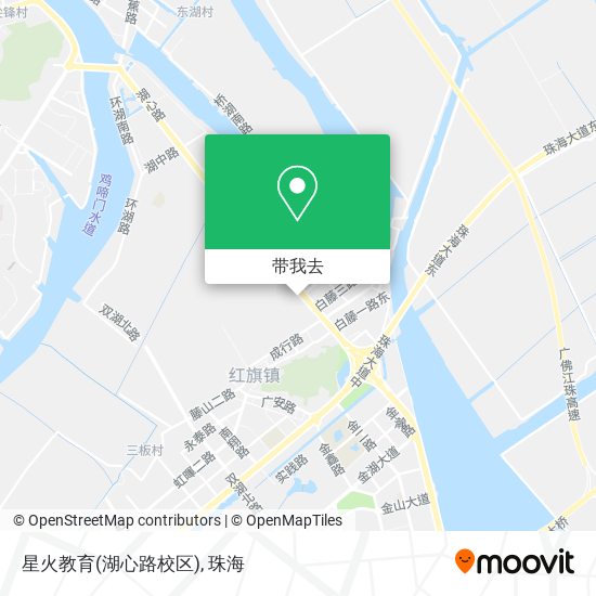 星火教育(湖心路校区)地图