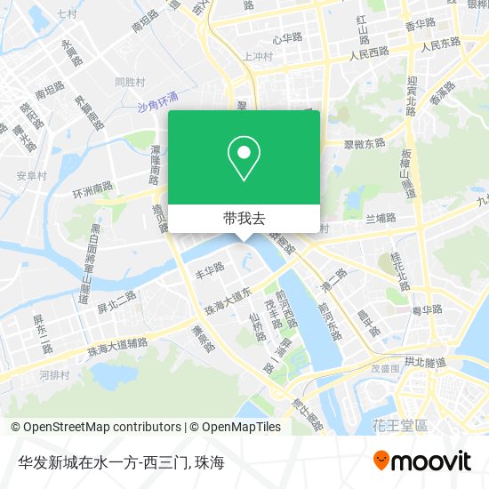 华发新城在水一方-西三门地图