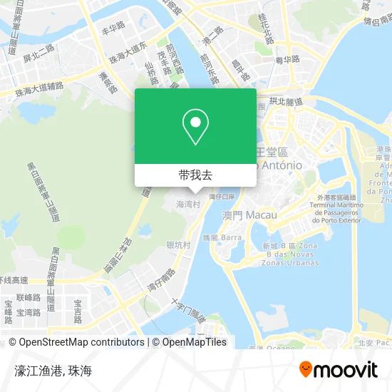 濠江渔港地图