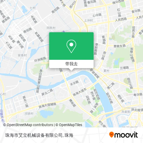 珠海市艾立机械设备有限公司地图