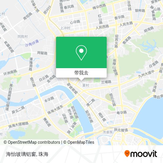 海怡玻璃铝窗地图