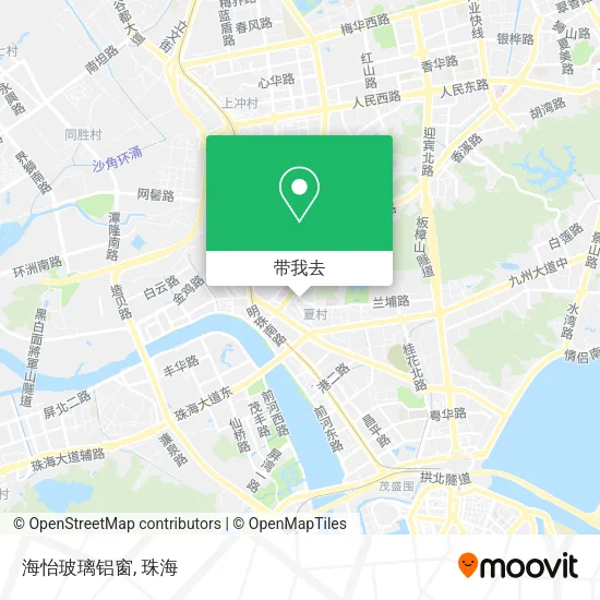 海怡玻璃铝窗地图
