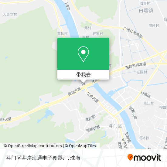 斗门区井岸海通电子衡器厂地图