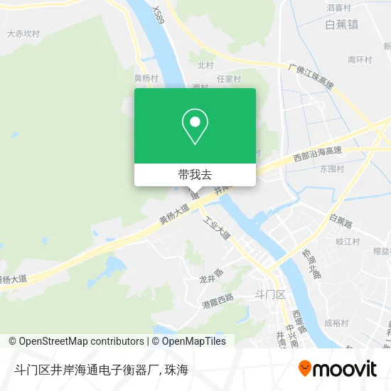 斗门区井岸海通电子衡器厂地图