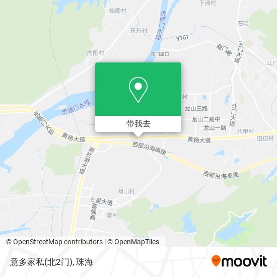 意多家私(北2门)地图