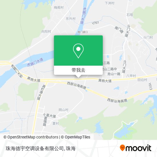 珠海德宇空调设备有限公司地图