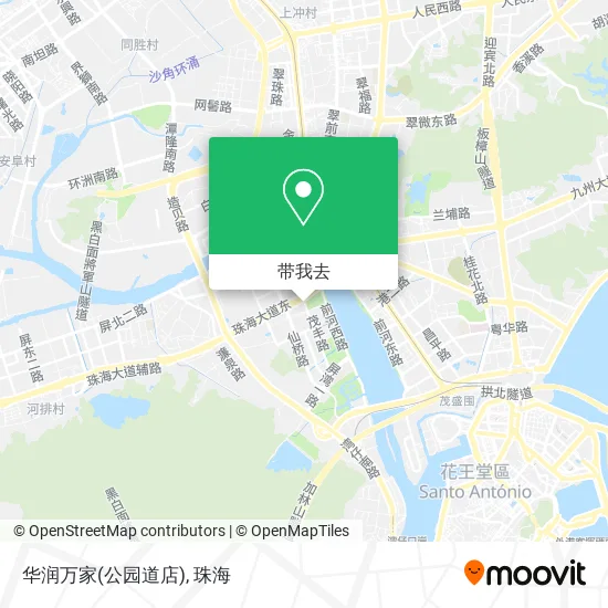华润万家(公园道店)地图