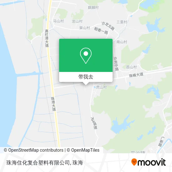 珠海住化复合塑料有限公司地图